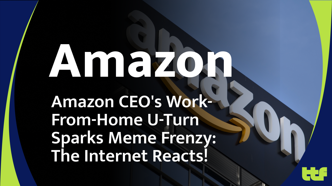 Memes and reactions flood social media after Amazon CEO Andy Jassy announces the end of the work-from-home policy, leaving employees concerned about work-life balance.