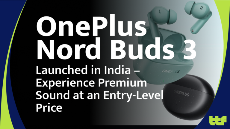 OnePlus Nord Buds 3 in Harmonic Gray and Melodic White on display, showcasing their compact design and charging case.