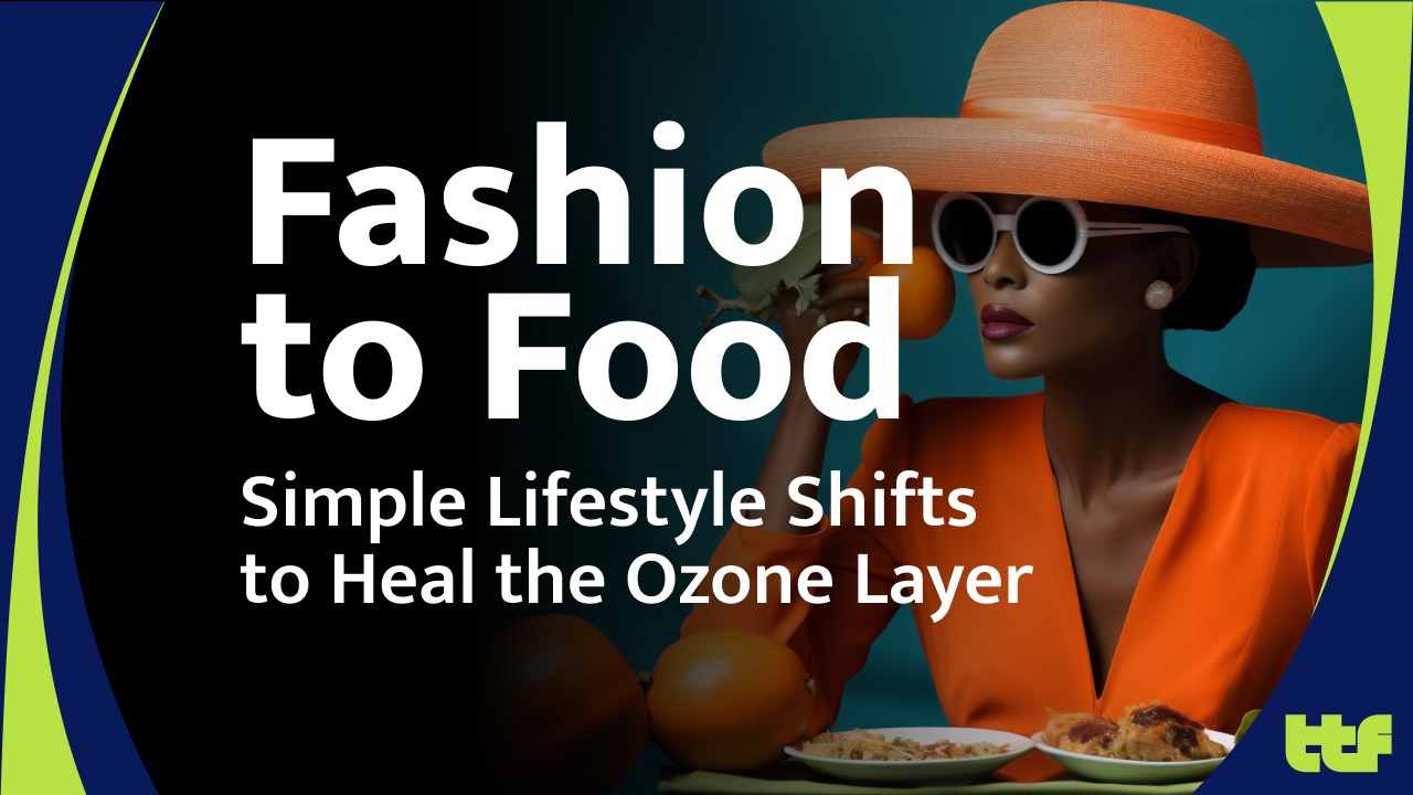 Eco-friendly lifestyle: Sustainable fashion and food choices for a healthier planet.