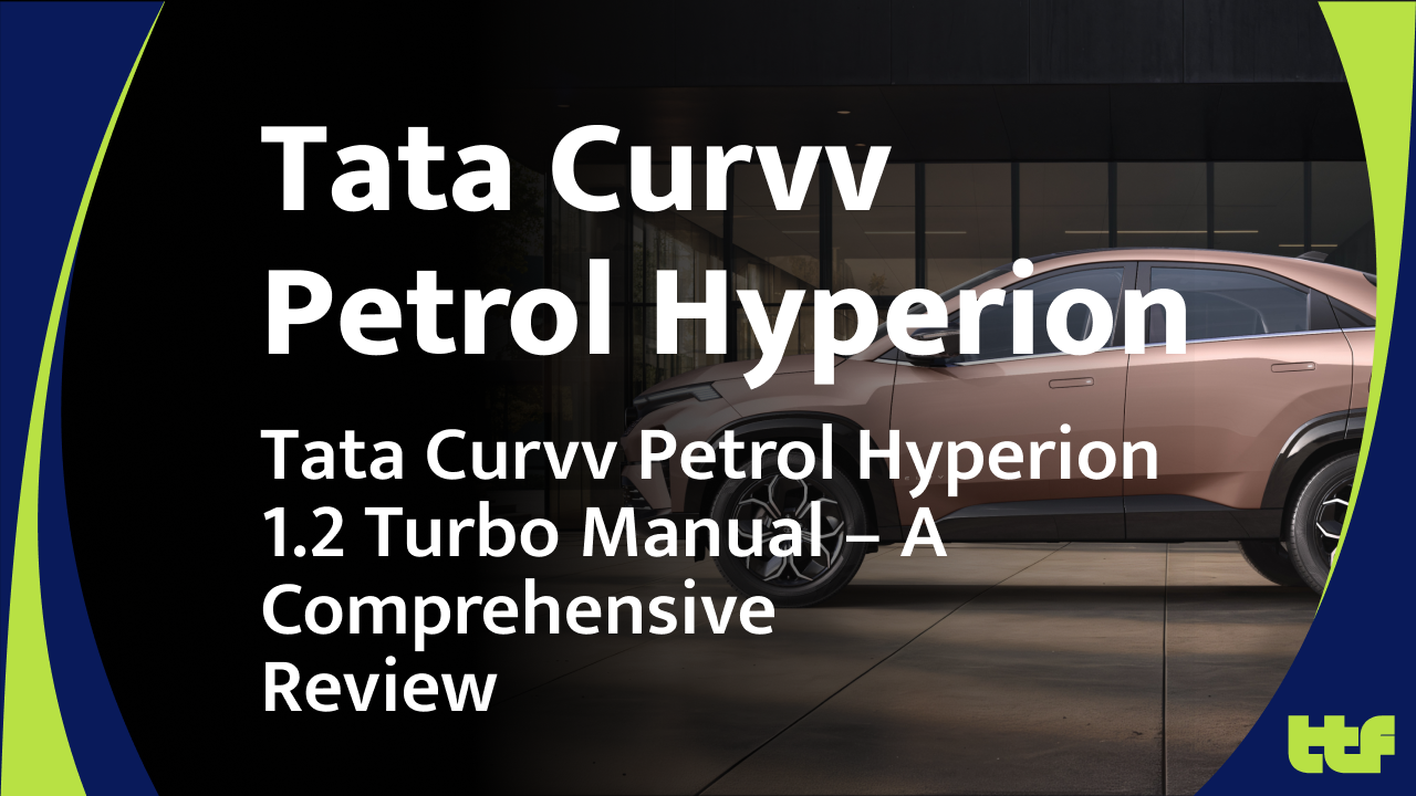 Tata Curvv Petrol Hyperion 1.2 Turbo Manual SUV with sleek design and powerful engine.