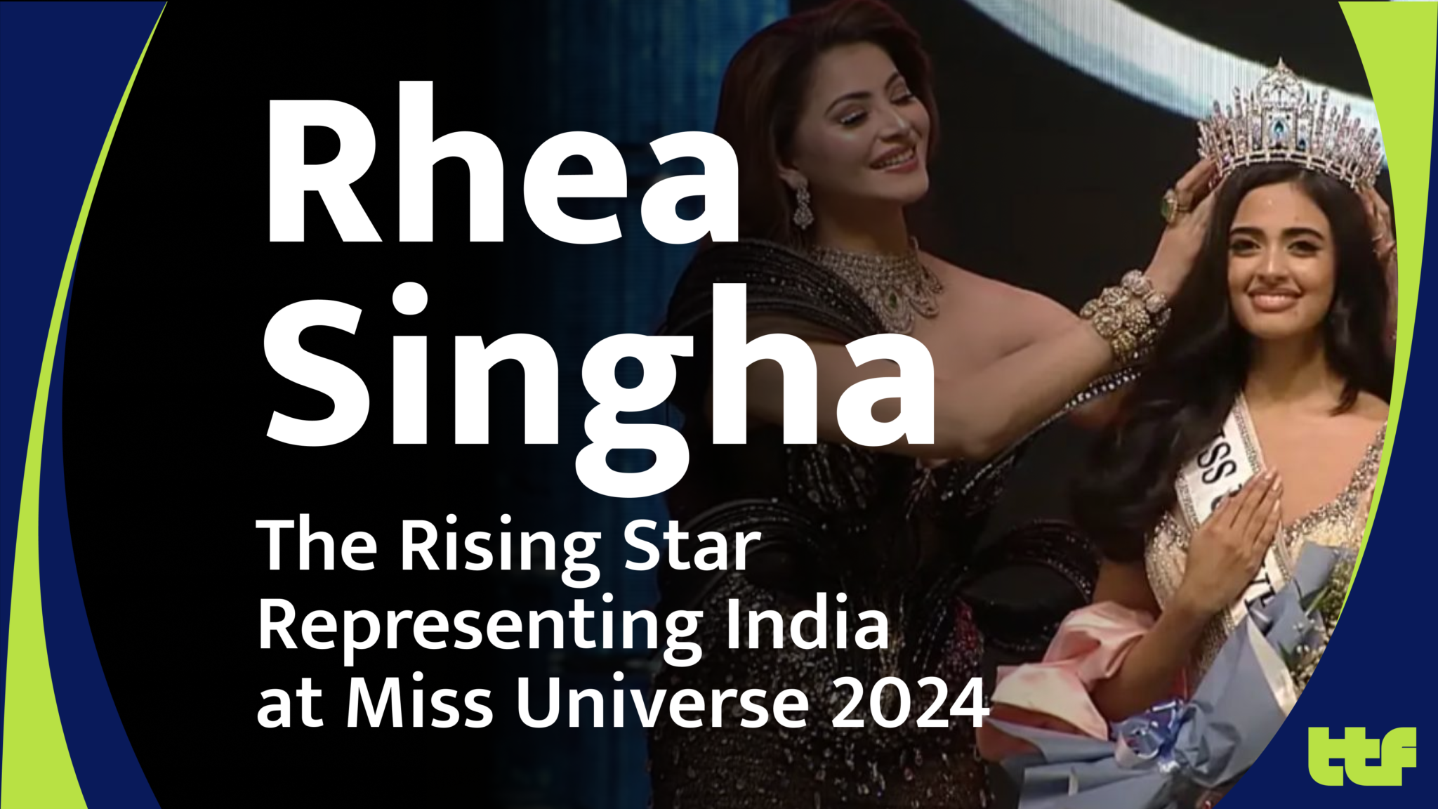 Rhea Singha crowned as Miss Universe India 2024 by Urvashi Rautela