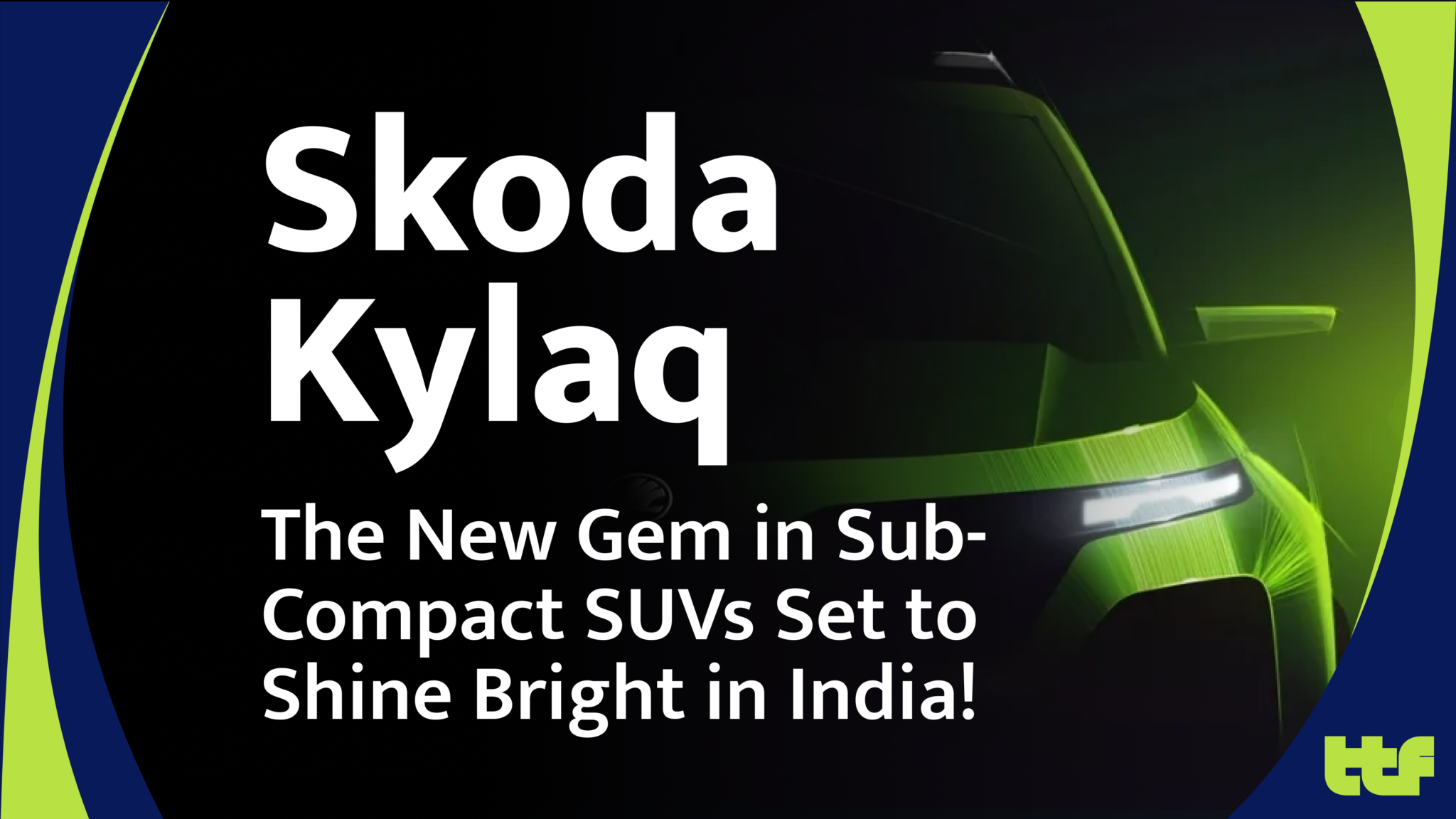 Skoda Kylaq SUV featuring a stylish design and turbo petrol engine