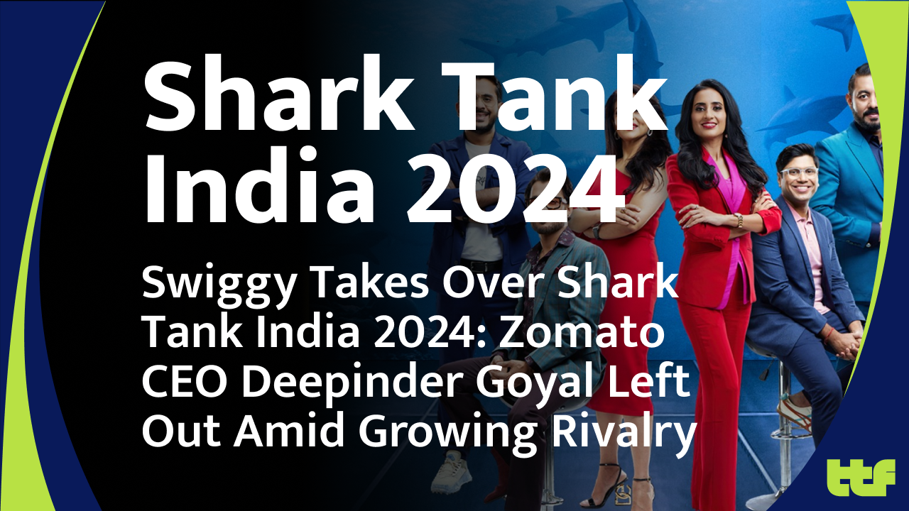 Swiggy becomes the sponsor of Shark Tank India 2024 while Zomato CEO Deepinder Goyal is excluded from the investor panel.